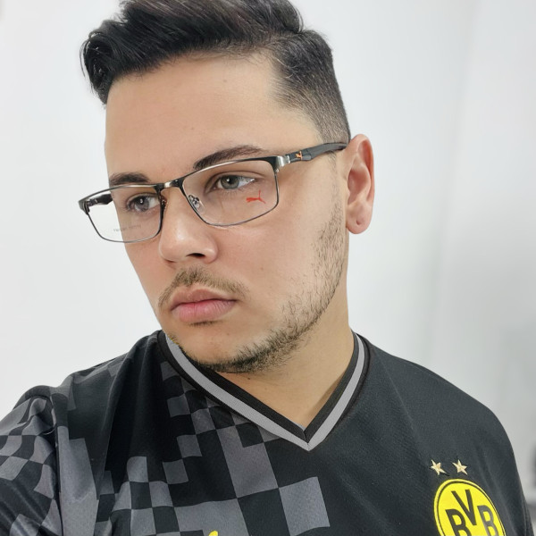 Armação de Óculos Masculino Retangular PM5365 Grafite e Laranja